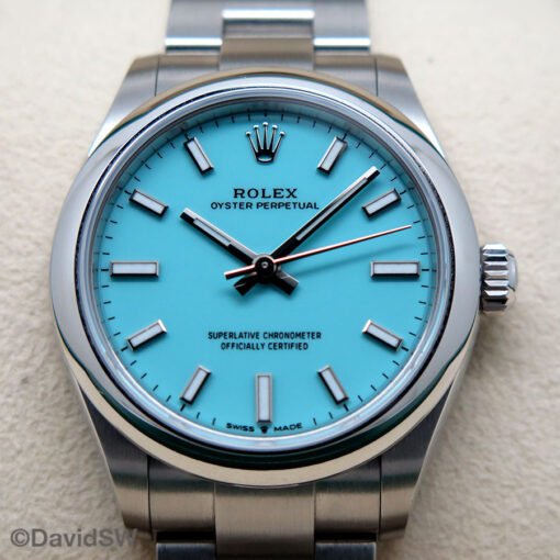 Rolex 277200 Oyster Perpetual 31 with Turquoise Dial - Image 3