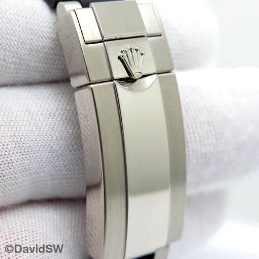 Rolex 126519LN Cosmograph Daytona 18K White Gold with Black Dial on Oysterflex - Image 7