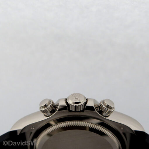 Rolex 126519LN Cosmograph Daytona 18K White Gold with Black Dial on Oysterflex - Image 4