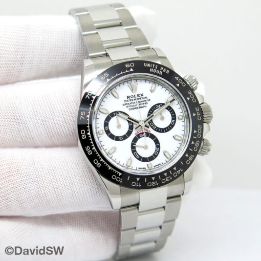 Rolex 116500LN Cosmograph Daytona with White Dial