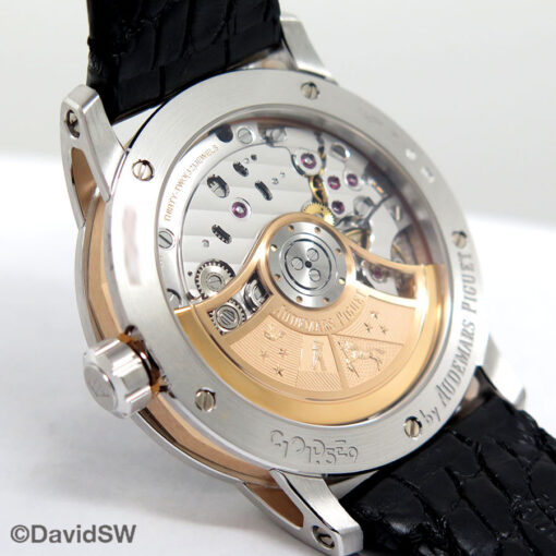 Audemars Piguet 15210CR Code 11.59 Automatic 18K White/Rose Gold with Grey Sunburst Dial - Image 5