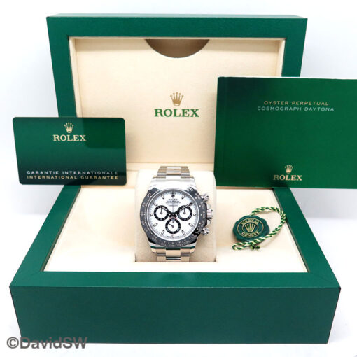 Rolex 116500LN Cosmograph Daytona with White Dial - Image 2