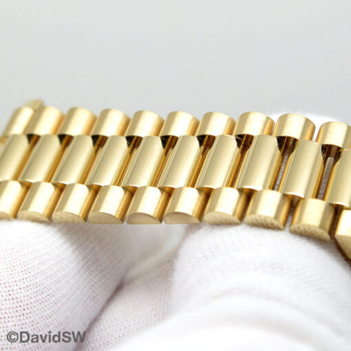 Rolex 228238 Day Date 40 18K Yellow Gold with Green Roman Dial - Image 8