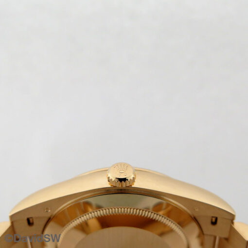 Rolex 228238 Day Date 40 18K Yellow Gold with Green Roman Dial - Image 4
