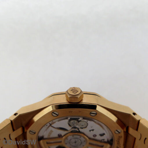 Audemars Piguet 15500OR Royal Oak 18K Rose Gold with Black Dial - Image 5