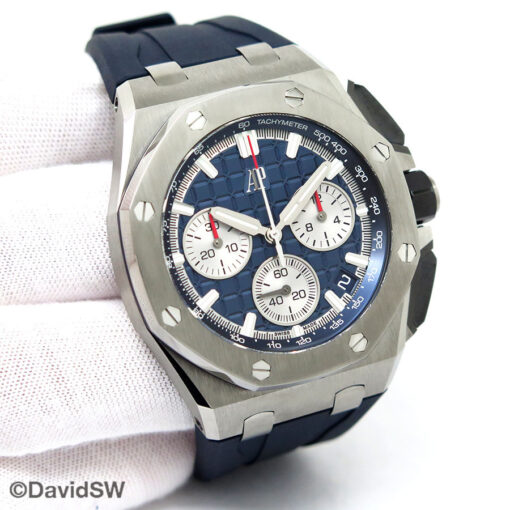 Audemars Piguet 26420TI Royal Oak Offshore Chronograph Flyback with Blue Dial