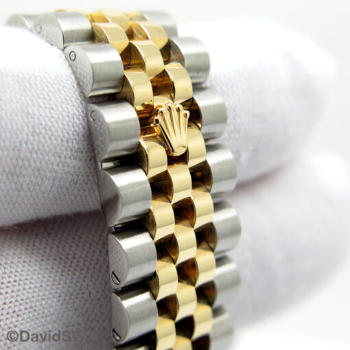 Rolex 116233 Datejust 18K/SS with Champagne Roman Dial on Jubilee - Image 7