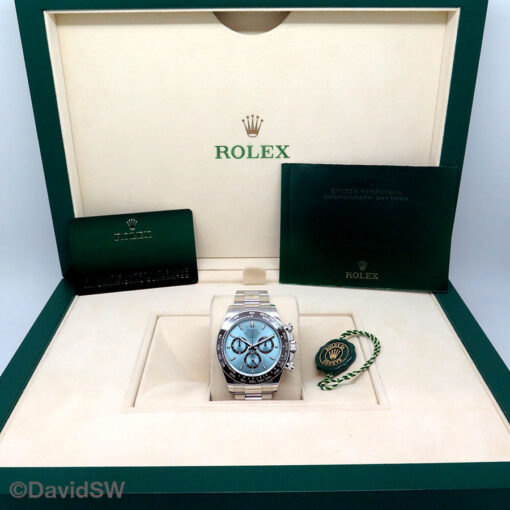 Rolex 126506 Cosmograph Daytona Platinum with Ice Blue Dial - Image 2