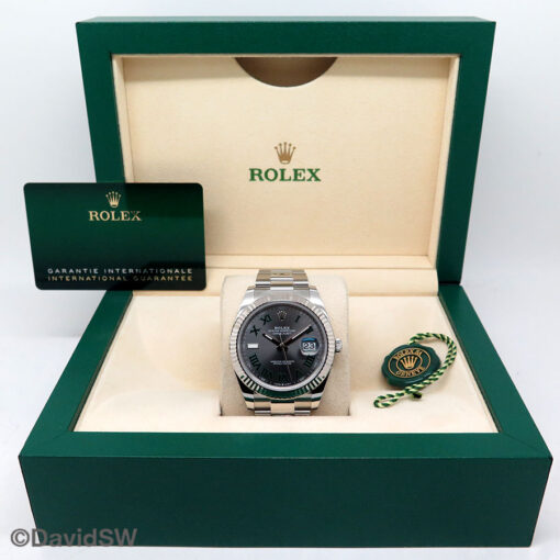 Rolex 126334 Datejust 41 with Slate Roman Dial on Oyster - Image 2
