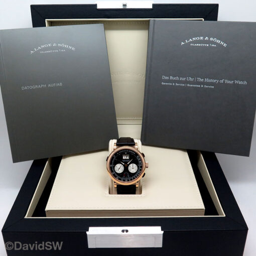 Alternative view of A. Lange & Sohne 405.031 Datograph Up/Down 18K Rose Gold