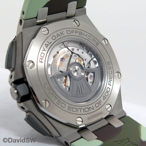 Audemars Piguet 26400SO Royal Oak Offshore Chronograph with Green Dial Limited Edition - Image 4