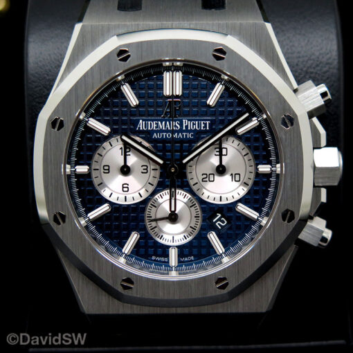 Audemars Piguet 26331ST Royal Oak Chronograph with Blue Dial - Image 3