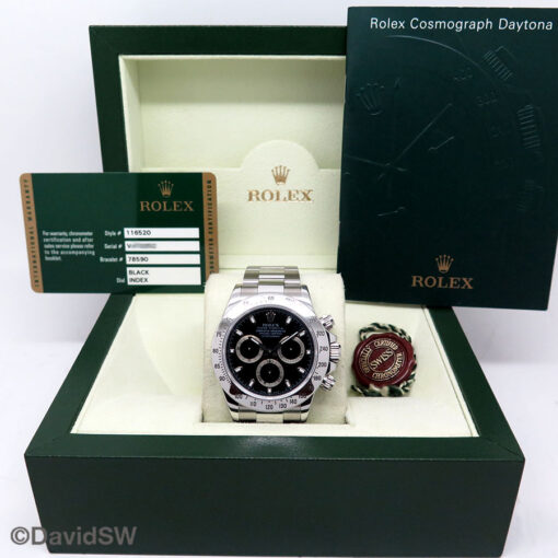 Rolex 116520 Cosmograph Daytona with Black Dial - Image 2
