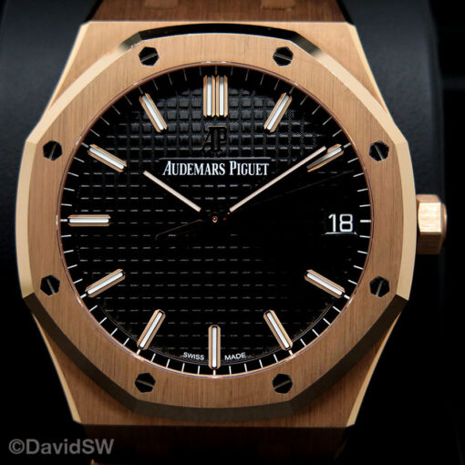 Audemars Piguet 15510OR Royal Oak with Black Dial - Image 3