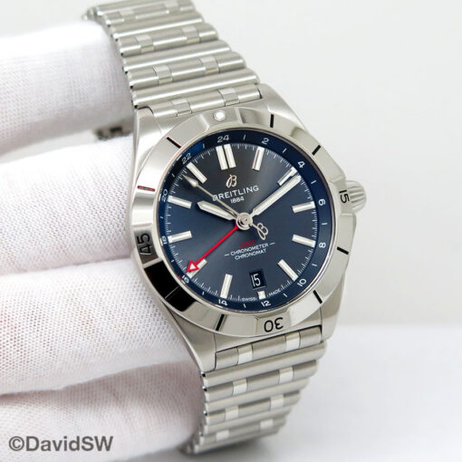 Breitling A32398 Chronomat Automatic 40mm GMT with Grey Dial