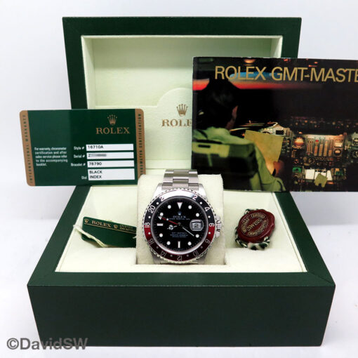 Rolex 16710 GMT Master II with Red/Black Bezel - Image 2