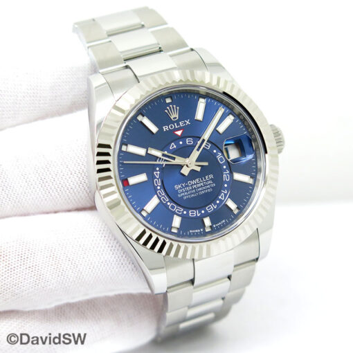 Rolex 336934 Skydweller with Blue Dial on Oyster