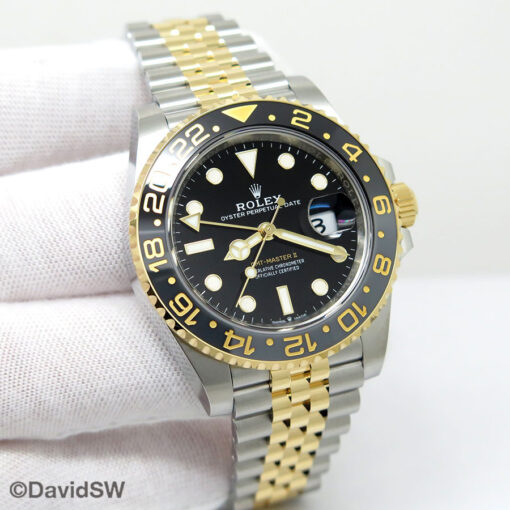 Rolex 126713GRNR GMT Master II 18K/SS on Jubilee