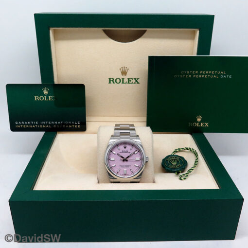 Rolex 126000 Oyster Perpetual with Pink Dial - Image 2