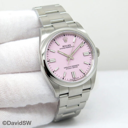 Rolex 126000 Oyster Perpetual with Pink Dial