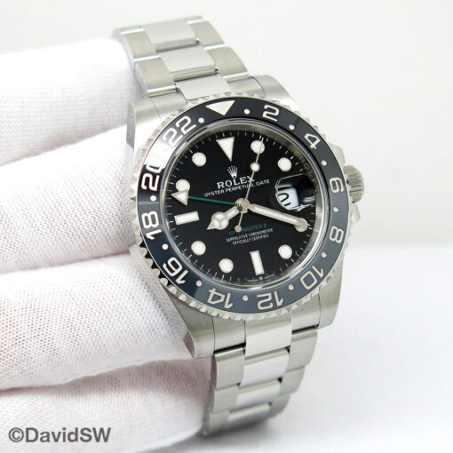 Rolex 126710GRNR GMT Master II on Oyster