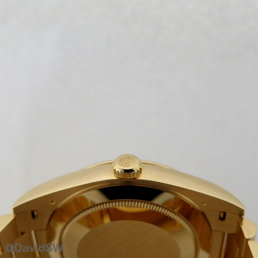 Rolex 228238 Day Date 40 18K Yellow Gold with Silver Roman Dial - Image 4