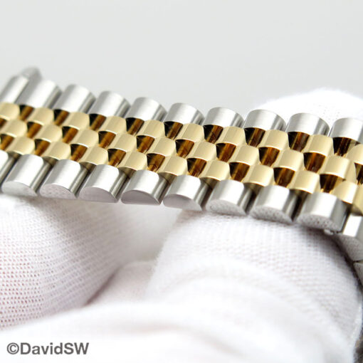 Rolex 126333 Datejust 41 18K/SS with Champagne Diamond Dial on Jubilee - Image 6
