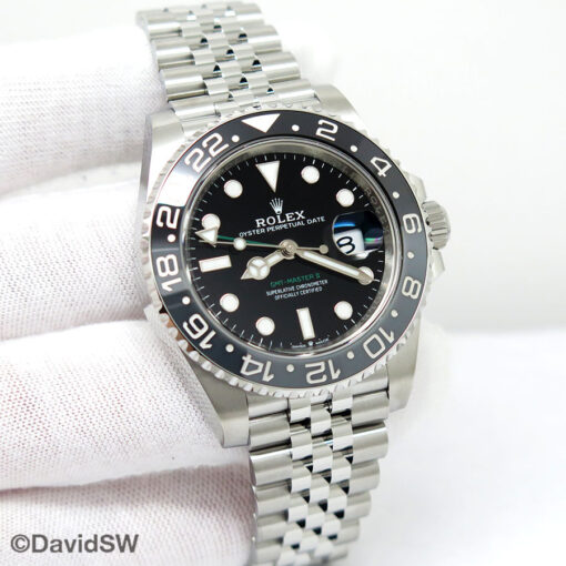 Rolex 126710GRNR GMT Master II on Jubilee