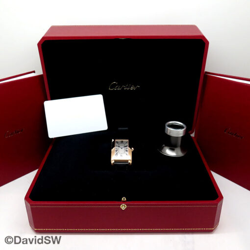 Alternative view of Cartier WGTA0134 Tank Américaine Large 18K Rose Gold Automatic