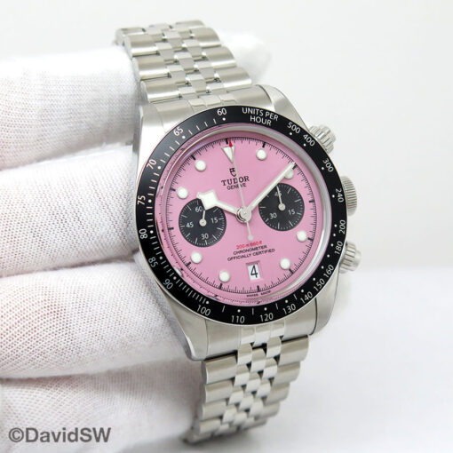 Tudor 79360N Black Bay Chronograph with Pink Dial