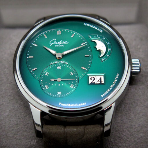 Glashutte Original PanoMaticLunar Automatic with Green Dial - Image 3
