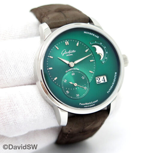 Glashutte Original PanoMaticLunar Automatic with Green Dial
