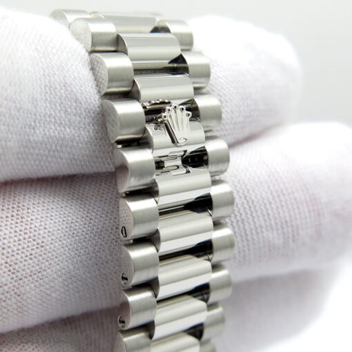Rolex 228206 Day Date 40 Platinum with Ice Blue Baguette Diamond Dial - Image 7