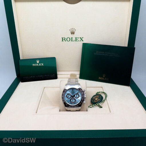 Rolex 116506 Cosmograph Daytona Platinum with Ice Blue Dial - Image 2