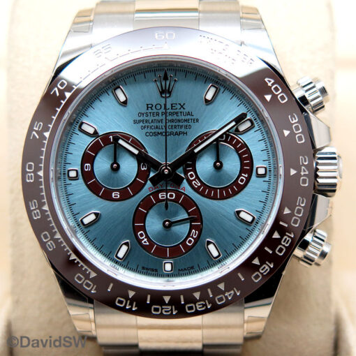 Rolex 116506 Cosmograph Daytona Platinum with Ice Blue Dial - Image 3