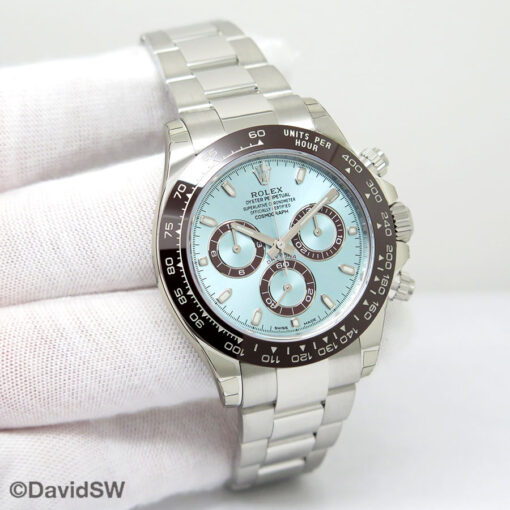 Rolex 116506 Cosmograph Daytona Platinum with Ice Blue Dial