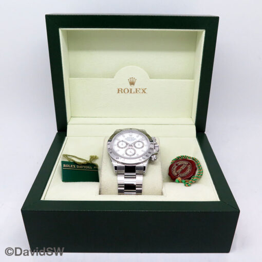 Rolex 116520 Cosmograph Daytona with White Dial - Image 2