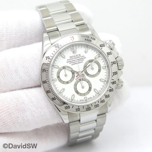 Rolex 116520 Cosmograph Daytona with White Dial