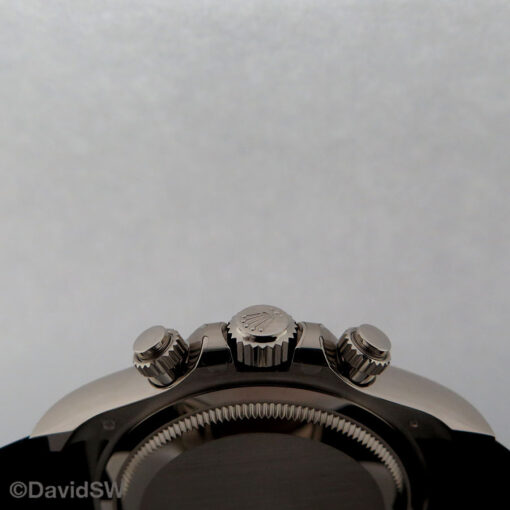 Rolex 126519LN Cosmograph Daytona 18K White Gold with Steel Dial on Oysterflex - Image 4