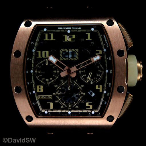 Richard Mille RM11-01 Felipe Massa 18K Rose Gold Ivory Edition Chronograph - Image 3