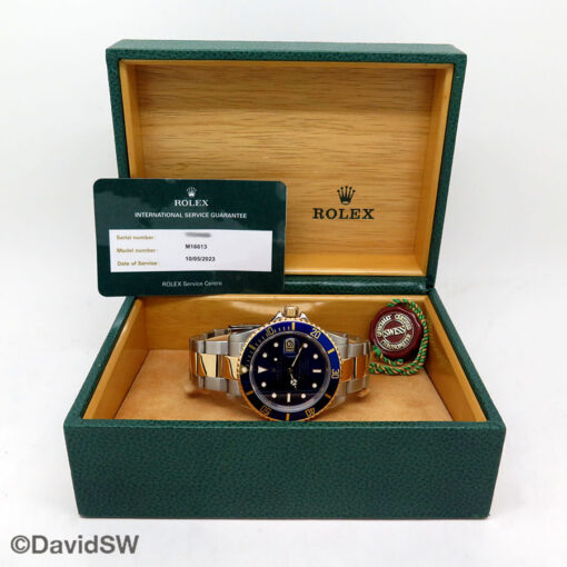Rolex 16613LB Submariner 18K/SS with Blue Dial - Image 2