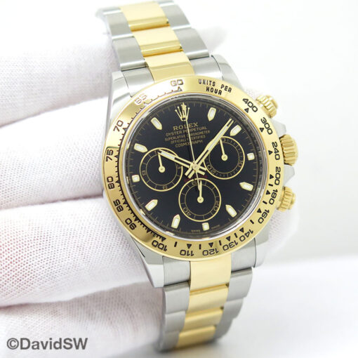 Rolex 116503 Cosmograph Daytona 18K/SS with Black Dial