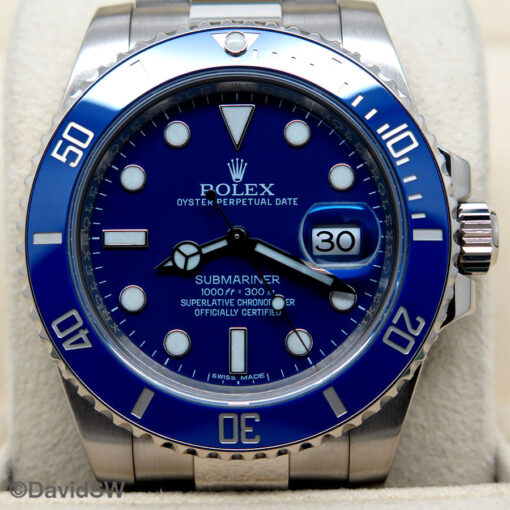 Rolex 116619LB Submariner 18K White Gold - Image 3