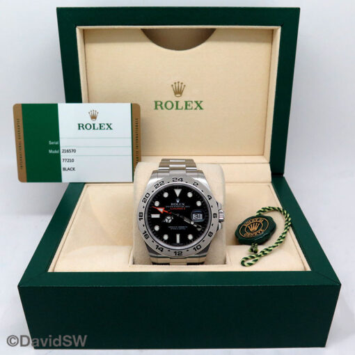 Rolex 216570 Explorer II with Black Dial - Image 2