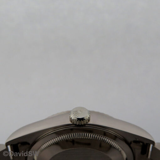 Rolex 18239 Day Date 18K White Gold with Silver Stick Dial - Image 4