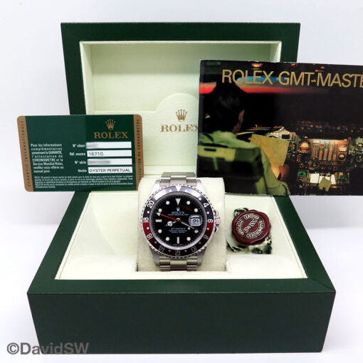 Rolex 16710 GMT Master II with Red/Black Bezel - Image 2