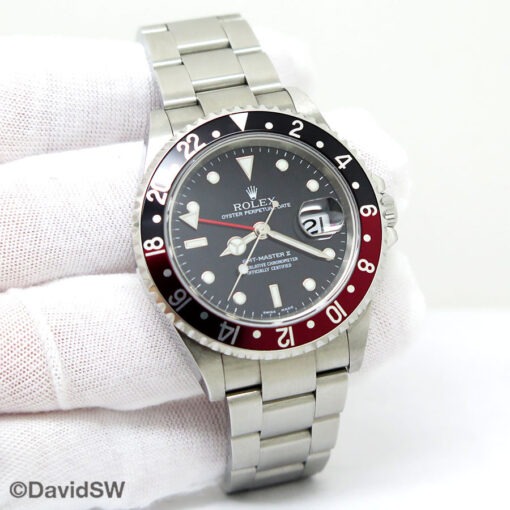 Rolex 16710 GMT Master II with Red/Black Bezel