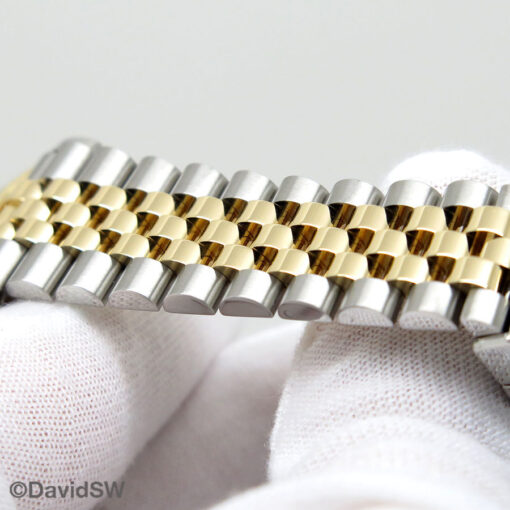 Rolex 126233 Datejust 18K/SS with Olive Green Roman Diamond VI/IX Dial on Jubilee - Image 8