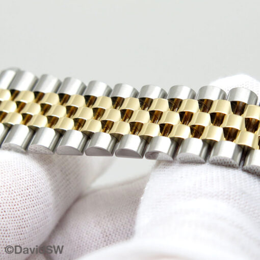 Rolex 126233 Datejust 18K/SS with Olive Green Roman Diamond VI/IX Dial on Jubilee - Image 6