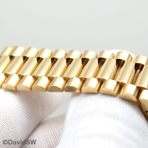 Rolex 128238 Day Date 18K Yellow Gold with White Stick Dial - Image 8